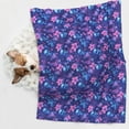 thumbnail image 6 of Pofeuu Blue Skull Leaf Print Puppy Blanket,Dog Blankets,Pet Blanket Cozy Cat Blankets for Indoor Cats, Fuzzy Pet Blanket for Kitten Doggy Dog Blankets-Medium, 6 of 8