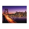 thumbnail image 1 of Ambesonne Cityscape Jigsaw Puzzle Durable Cardboard, American Bridge, 1000 pcs, Purple Orange, 1 of 2
