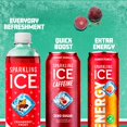 thumbnail image 2 of Sparkling Ice, Cranberry Frost Sparkling Water, Zero Sugar Flavored Water, with Vitamins and Antioxidants, Low Calorie Beverage, 17 Fl Oz (Pack of 12), 2 of 6
