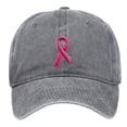thumbnail image 1 of TIEVOSA UniCancer International Publicity Day Ribbon Embroidered Hats Baseball Hats Outdoor Sports Hats Hop Hat Letters, 1 of 4