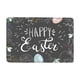 thumbnail image 2 of Tapete de Entrada para El Día de Pascua - Tapete para La Puerta Principal - Alfombra de Baño Súper Absorbente de Secado Rápido - Base de Goma Antideslizante, Lavable - Verde, 40X60 Cm, 2 of 7