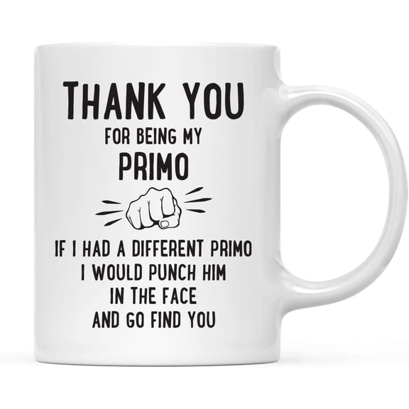 Koyal Wholesale Thank You for Being Primo Ceramic Coffee Mug Punch in Face
