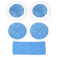 thumbnail image 1 of Gymax 5 Washable Microfiber Replacement Mop Pads For Electric Spin Mop, 1 of 10