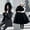 Black, variant on LoyisViDion Coat Women'S Winter Thickening and Velvet Keeping Warm Casual Coat with Hat Black L