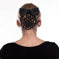 thumbnail image 4 of Moluckfu 2Ud Hair Clip Bun Cover Con Red Para Cabello Fino Y En Color Negro, 4 of 8