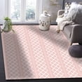 thumbnail image 5 of Boho Area Rug 5'x8' Pink Boho Abstract Art Geometric Washable Area Rugs Non Shedding Floor Carpet Rubber Backing Non-Slip Indoor Mats for Living Room Bedroom Kitchen, 5 of 8
