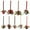 Acorn bell, variant on Yoyauz Christmas Bell Ornaments 2024 Xmas Tree Hanging Decorations Large Size Bells with Star Cutouts Anniversary Bells with Holly Berry for Crafts Holiday Party Favors