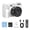 Standard no card-White, variant on Professional 4K Camera 75MP Double Cameras 18X Digital 9 Photo Mode Portable Detachable Support