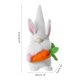 thumbnail image 2 of Decoraciones de escritorio de gnomos de Pascua, decoraciones de escritorio de gnomos de Pascua, lindo muñeco de conejito de Pascua de peluche enano sin rostro, estándares líderes en la industria, 2 of 8