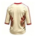 thumbnail image 4 of Zimjoy 2026 Mexico Soccer Jersey for Men World Soccer Game Mexico Team quarter Sleeve Crew Neck Football Jersey Shirts Beige 4XL, 4 of 6