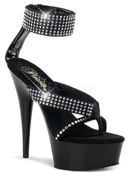 thong platform heels