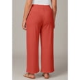 thumbnail image 2 of Avenue Women's Plus Size Knit Gauze Smocked Wide-Leg Pants, 2 of 2