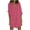 Hot Pink, variant on Spring Tops for Women Tops for Women Long Sleeve 3/4 Sleeve Womens Solid Color V Neck Loose Blouse Long Sleeve Casual Work Tunic Tops with Pocket Pink XL