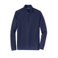 thumbnail image 5 of Port Authority Pinpoint Mesh 1/2 Zip-S (True Navy), 5 of 6