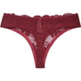 thumbnail image 2 of Women's Soft Cotton Lace No Show Thong Panty Pack of 12 - Various Styles, 2 of 2