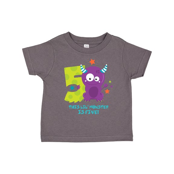 Inktastic Monster 5th Birthday Boys or Girls Toddler T-Shirt