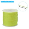thumbnail image 2 of Unique Bargains 0.8mm x 109 Yard Nylon Satin Cord 0.8mm Beading String Braided Rope, Fluorescent Yellow, 2 of 6