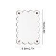 thumbnail image 3 of Customizable Acrylic Fridge Magnet Clip - DIY Decorative Magnetic Holder for Photos and Messages, Ideal for Home and Office Organization,White A, 3 of 5