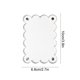 thumbnail image 3 of Imanes de acrílico para refrigerador con clips para notas, fotos y recordatorios, adhesivo magnético personalizable DIY para hogar, oficina y cocina, 10x6.8 cm., 3 of 7