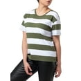 thumbnail image 5 of Time and Tru Women's Cotton Boyfriend Pocket Tee with Short Sleeves, Sizes XS-XXXL, 5 of 8
