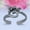 Black, variant on 9 mm Flower Toe Band Ring 925 Sterling Silver Thin Adjustable Stylish Rings For Women