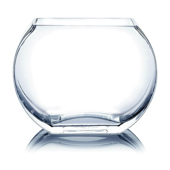 WGV Clear Square Moon Vase - 2" Wide x 4.5" Height, Good quality, Heavy Weighted Base - 1 Pc