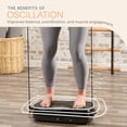 thumbnail image 4 of Lifepro HexaPlate Vibration Plate Exercise Machine with Magnetic Acupoints – Full Body Vibrating Platform for Weight Loss, Recovery & Toning – Quiet Vibration Plate Machine for Home Fitness - Black, 4 of 9