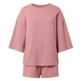 thumbnail image 4 of MAIHAN Womens Two Piece Outfits Summer Beach Vacation Clothes Shirt & Shorts Clothes Set Trendy 2 Piece Summer Shorts Set Casual Two-Piece Outfit, 4 of 5