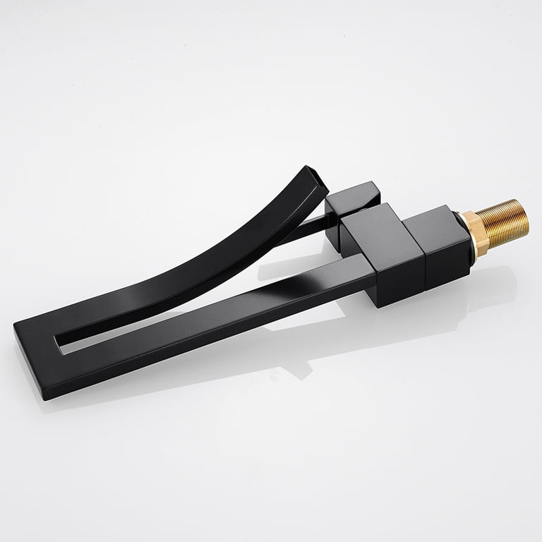 Washing Machine Faucet Square Wall Mount Cold Water Tap Laundry Faucet Tap Bathroom Faucet Modern Black Tap For Balcony Mop Sink Basin Garden (G3/4 Thread