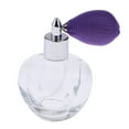 thumbnail image 1 of de recargables de cristal vintage de 100 ml Decoración de atomizador en púrpura Zulema Atomizador de la botella de perfume, 1 of 5