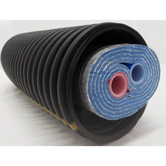 100 Ft of Commercial Grade EZ Lay Five Wrap Insulated 3/4" OB PEX Tubing