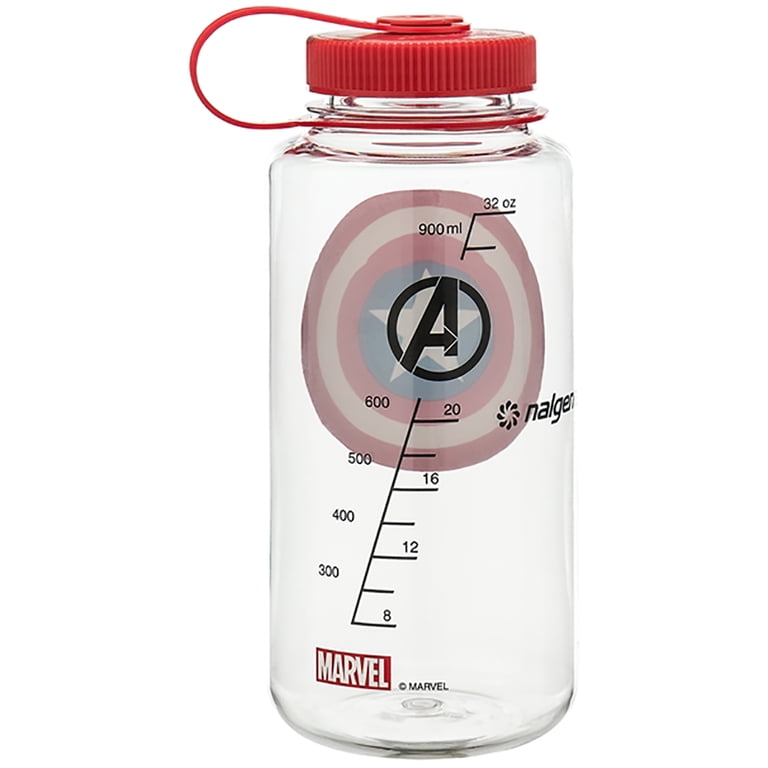 Marvel Tritan-Trinkflasche 975 Ml – Wiederverwendbar, BPA-frei, Mit Ausklappbarem Trinkverschluss