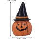 thumbnail image 3 of Mini cabeza de calabaza artesanal de resina con sombrero, adorno de Halloween, miniatura de jardín para fiesta de Halloween, 1 ud., 3 of 5