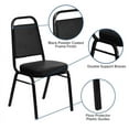 Flash Furniture HERCULES Series Trapezoidal Back Stacking Banquet Chair ...