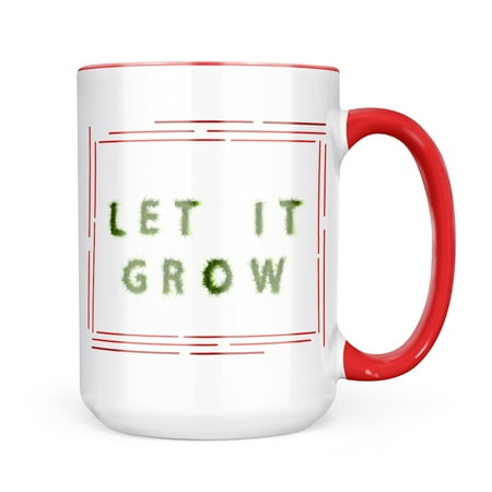 

Neonblond Let It Grow Green Grass Lawn Mug gift for Coffee Tea lovers