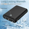 thumbnail image 6 of Heated Gilet for Men, Deepoter Heated Vest with 10000 mAh Power Bank, Heated Jacket with Multiple Heating Zones & 3 Temperature Settings, Heated Body Warmer for Motorcycle Fishing Skiing Camping, 6 of 6