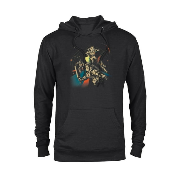Disney Pixar Lightyear Characters - Pullover Hoodie for Adults - Customized-Black