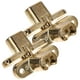 thumbnail image 2 of 2 piezas bisagra oculta aleación de zinc bisagra cruzada mesa silenciosa bisagra cruzada invisible sin tornillos, 2 of 5