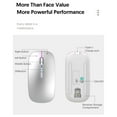 thumbnail image 4 of Blasgw Wireless Charging Mute Bluetooth Mode Mouse Laptop 2.4G+BT5.2 Wireless Mouse Gray, 4 of 5