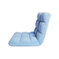 thumbnail image 4 of Loungie Microplush Recliner Chair Folding Floor Mat Adjustable Gaming Portable, 4 of 7