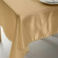 thumbnail image 1 of 70x70 inch Rectangle Tablecloth Stain and Wrinkle Resistant Washable Polyester Table Cloth, Decorative Fabric Table Cover for Dining Table, Buffet Parties and Camping (70x70 inch, Glod), 1 of 5