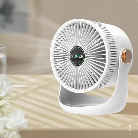 

iMESTOU Saving Home Appliances Whole Room Air Circulator Fan With 3 Speeds Adjust-able Angle Desktop Fan Ideal For Home Office Dormitory