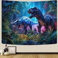 thumbnail image 3 of Tapiz de Pared GOAOK Dinosaurio 100x70 cm Decoración para Cuarto de Niños, 3 of 6
