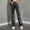 Dark Gray wide leg jeans with pockets a1, variant on Cagogo Women's Jeans with Pockets Distressed Streetwear Denim Pants Casual Loose Long Jeans Trousers for Fashion Beach Travel, Light Blue S