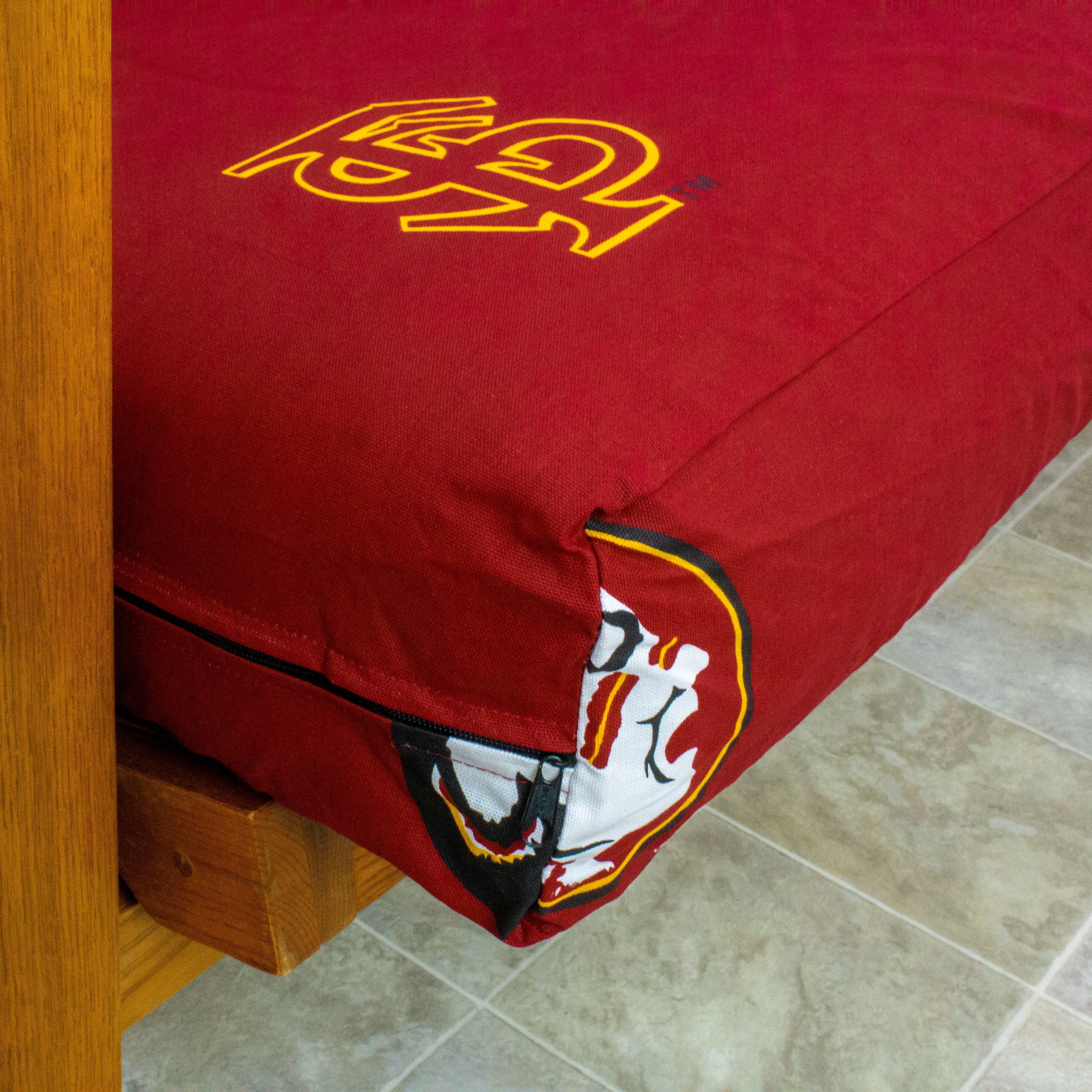 Florida State Seminoles Futon Cover - Full size fits 6 and 8 inch mats