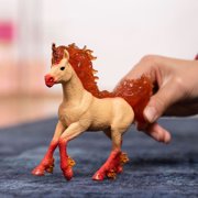 Schleich Bayala - Elementa Fire Unicorn Stallion Toy - Cute Fantasy Horse Toys for Girls and Boys - Pretty Unicorn Figurines for Kids Ages 5+