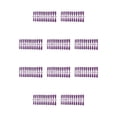 thumbnail image 2 of Soidarity Tabletas para mejorar las uñas Diseño de puntos elegantes Textura esmerilada Uña falsa Cobertura completa Consejos de manicura JM-13Purple JM-13Púrpura 10piezas Soidarity  CBP456191, 2 of 4
