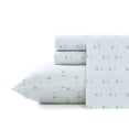 thumbnail image 2 of Tommy Bahama - King Sheets, Cotton Percale Bedding Set, Crisp & Cool, Stylish Home Decor (Kaw Palms Blue, King), 2 of 9