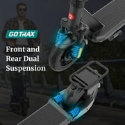 GOTRAX Eclipse Ultra Peak 750W Adult Electric Scooter with 10 Pneumatic Tire Max 32mile and 48V 20mph, Foldable Escooter for Adult Black