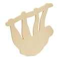 thumbnail image 3 of Wood Sloth Cutout, Unfinished Birch, 13.75 Inches, Package of 5, Perfect for Nursery and Home Décor, Crafts and DIY Projects by Woodpeckers, 3 of 6